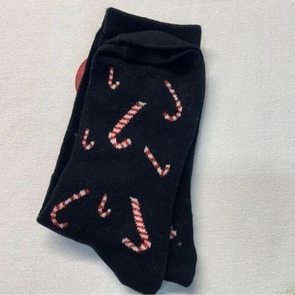 Fuzzy Holiday Socks Bundle of 4 Pairs | Cat & Striped Cozy Set NWT - Picture 6 of 7